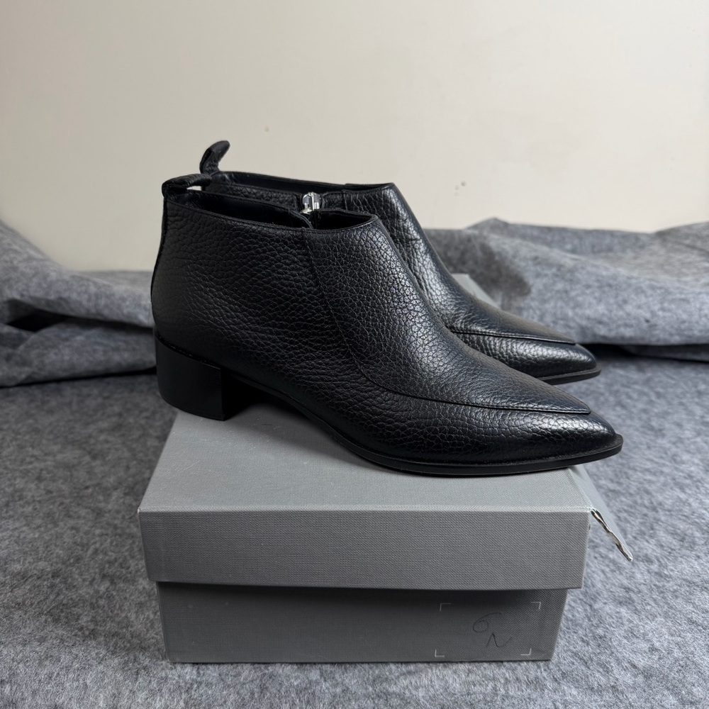 Everlane The Western Ankle Chelsea Heeled Boot Leather Women's 6.5 New $245